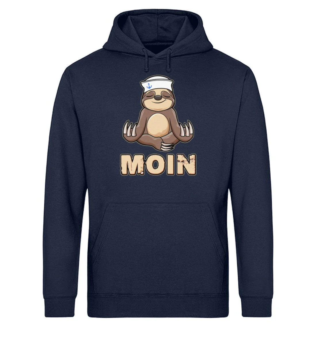 Faultier Moin · Unisex Bio Hoodie - Image 3