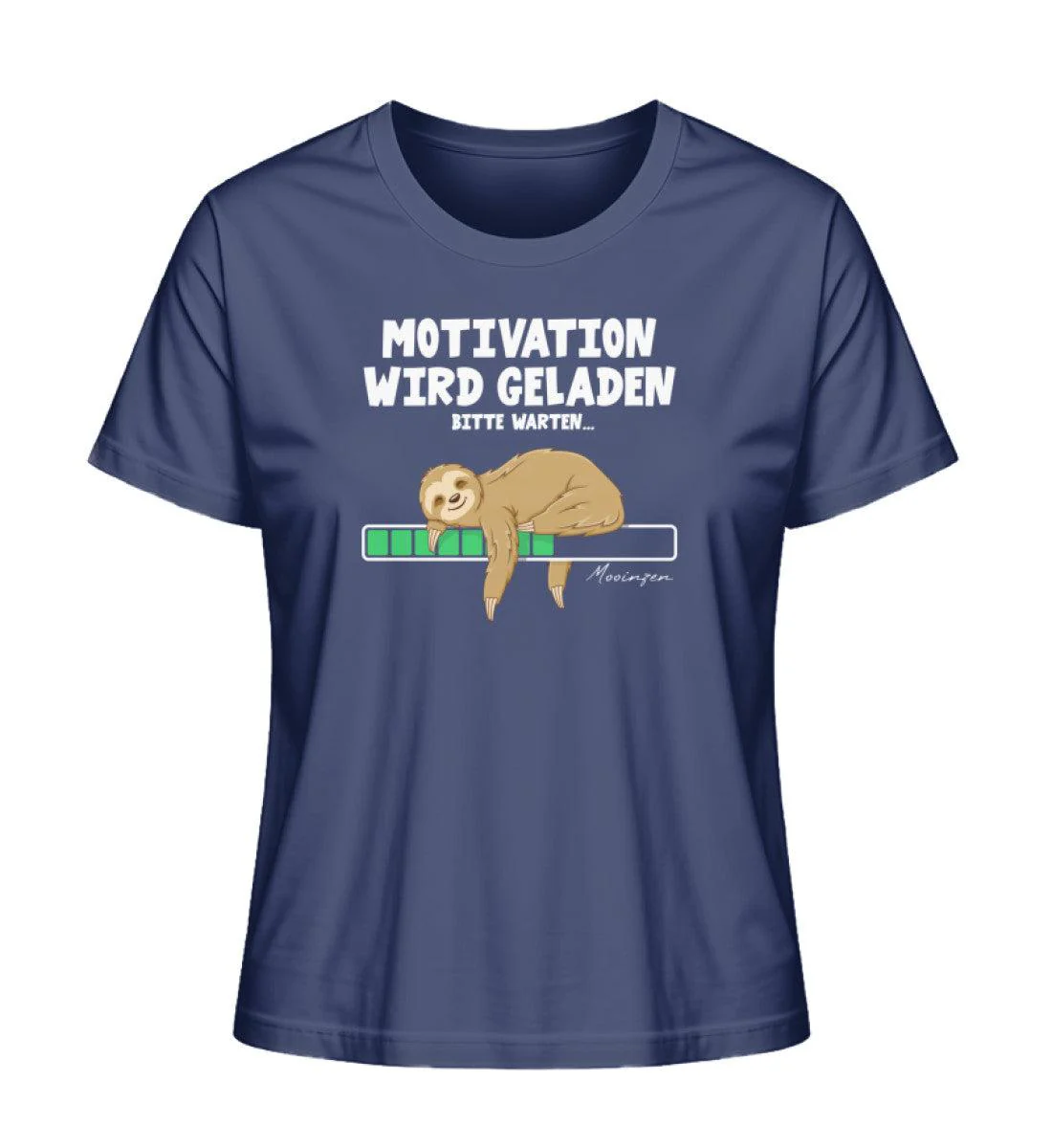 Faultier Motivation · Damen Premium Bio T-Shirt 2.0 - Image 3