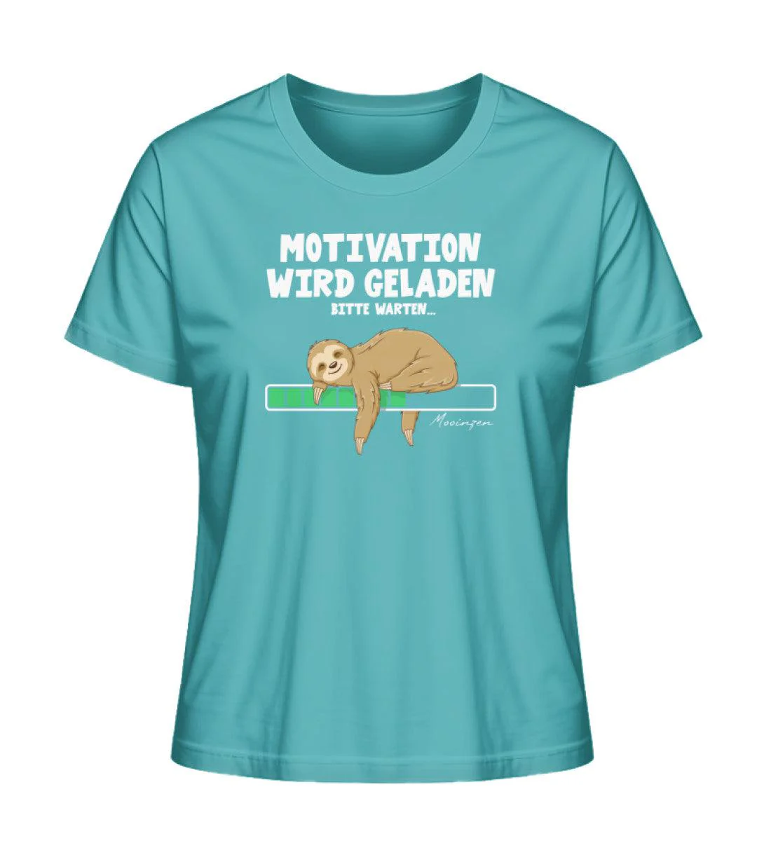 Faultier Motivation · Damen Premium Bio T-Shirt 2.0 - Image 6