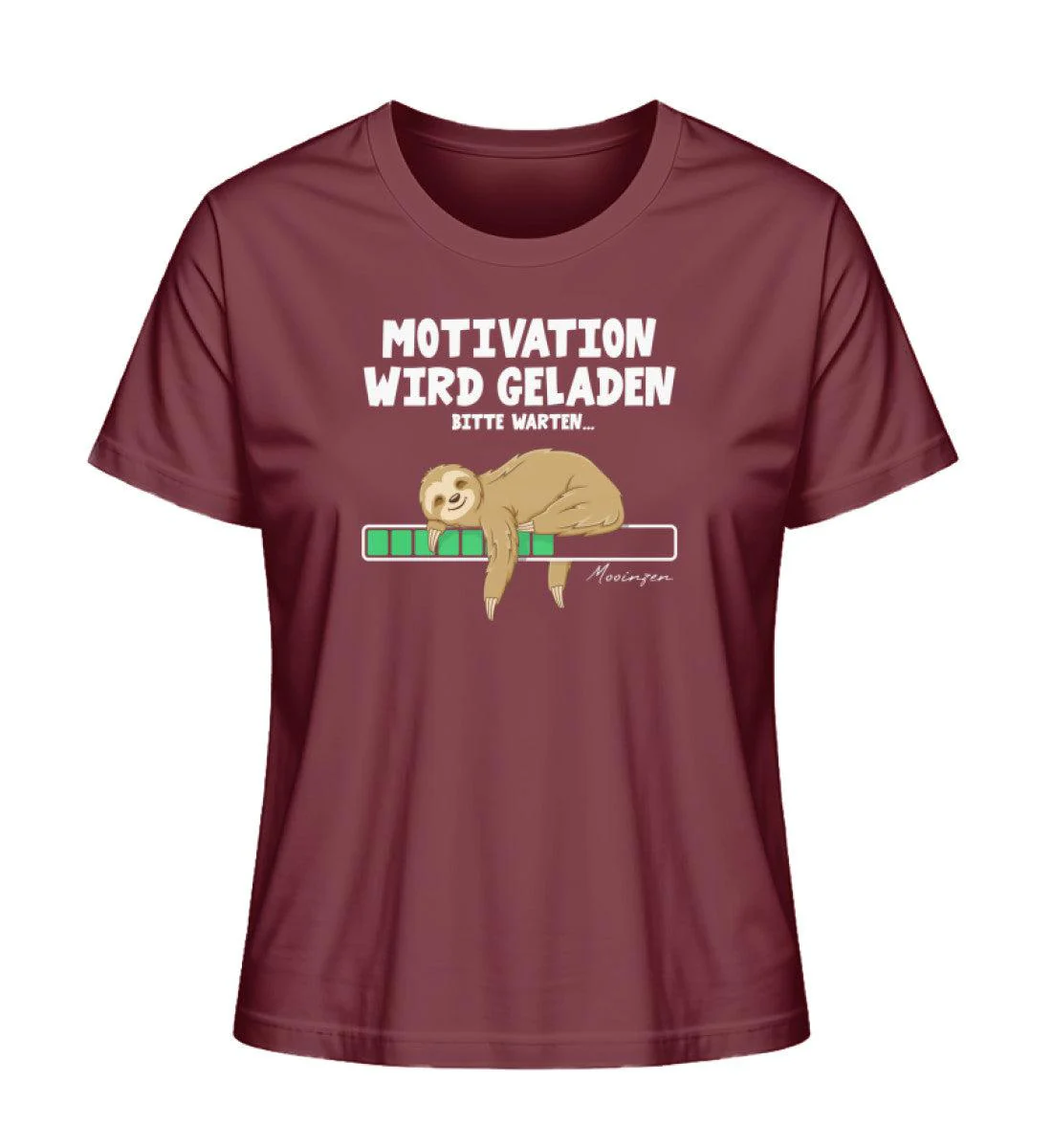 Faultier Motivation · Damen Premium Bio T-Shirt 2.0 - Image 7