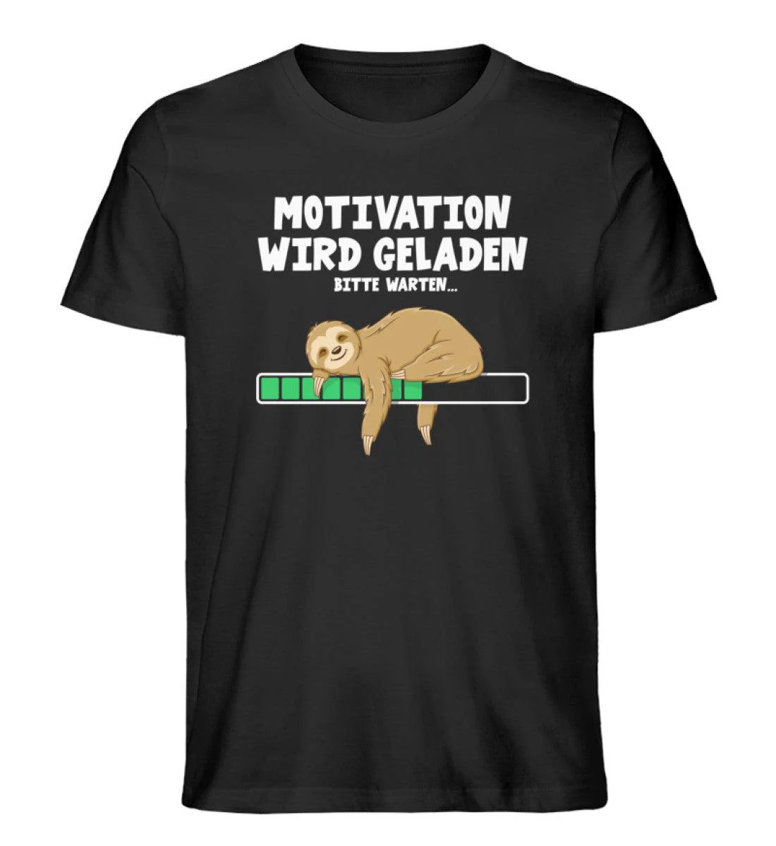 Faultier Motivation · Herren Premium Bio T-Shirt