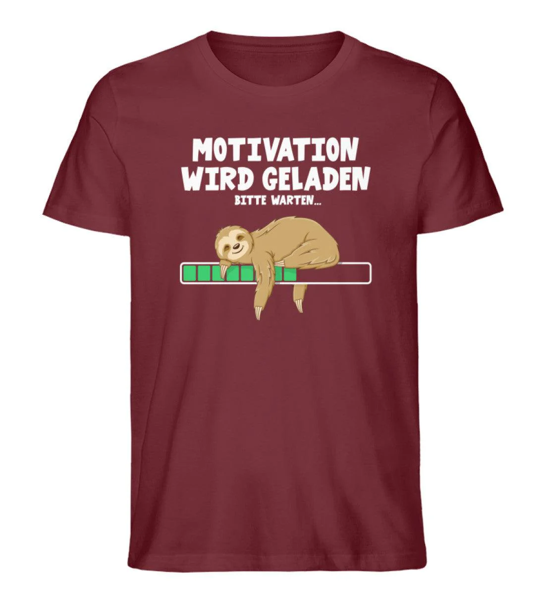 Faultier Motivation · Herren Premium Bio T-Shirt - Image 4