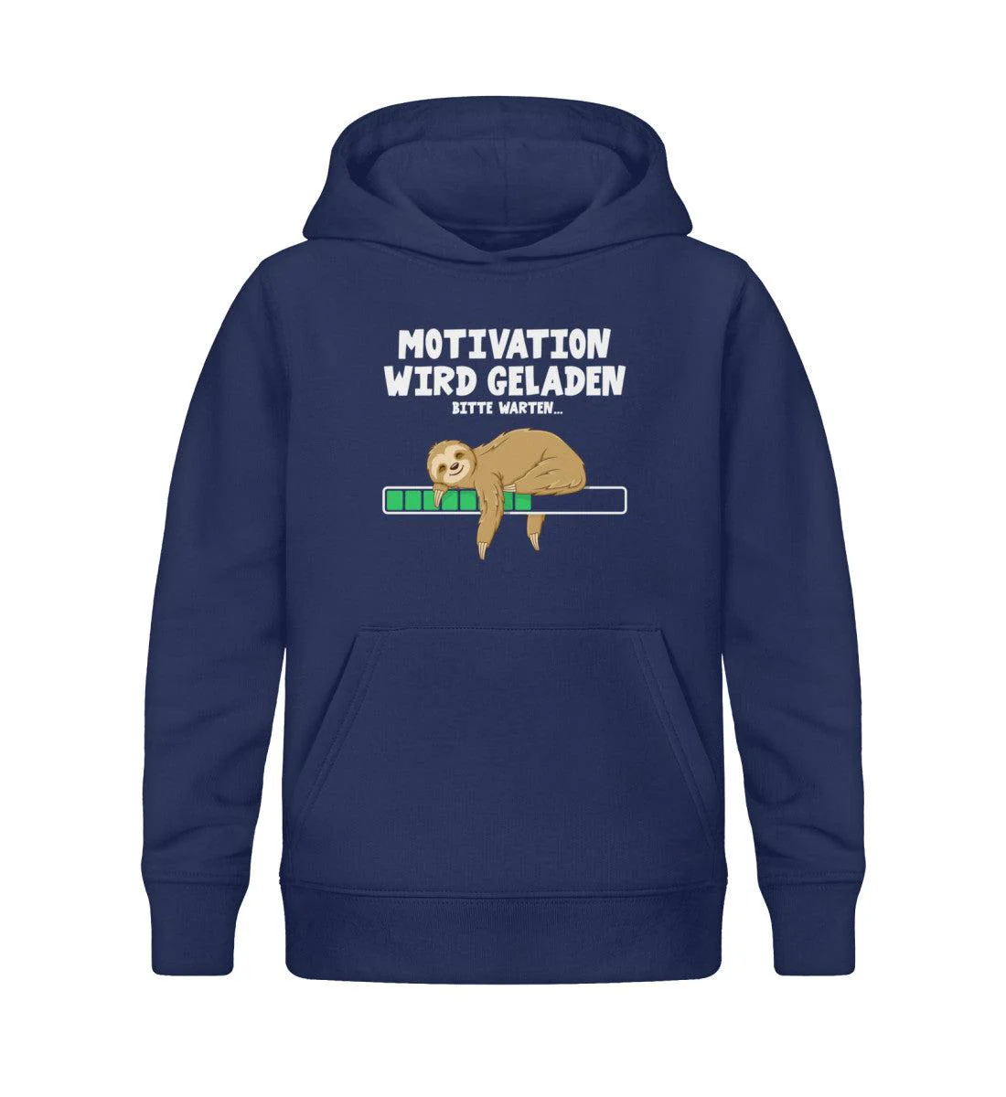 Faultier Motivation  · Kinder Premium Bio Hoodie - Image 2