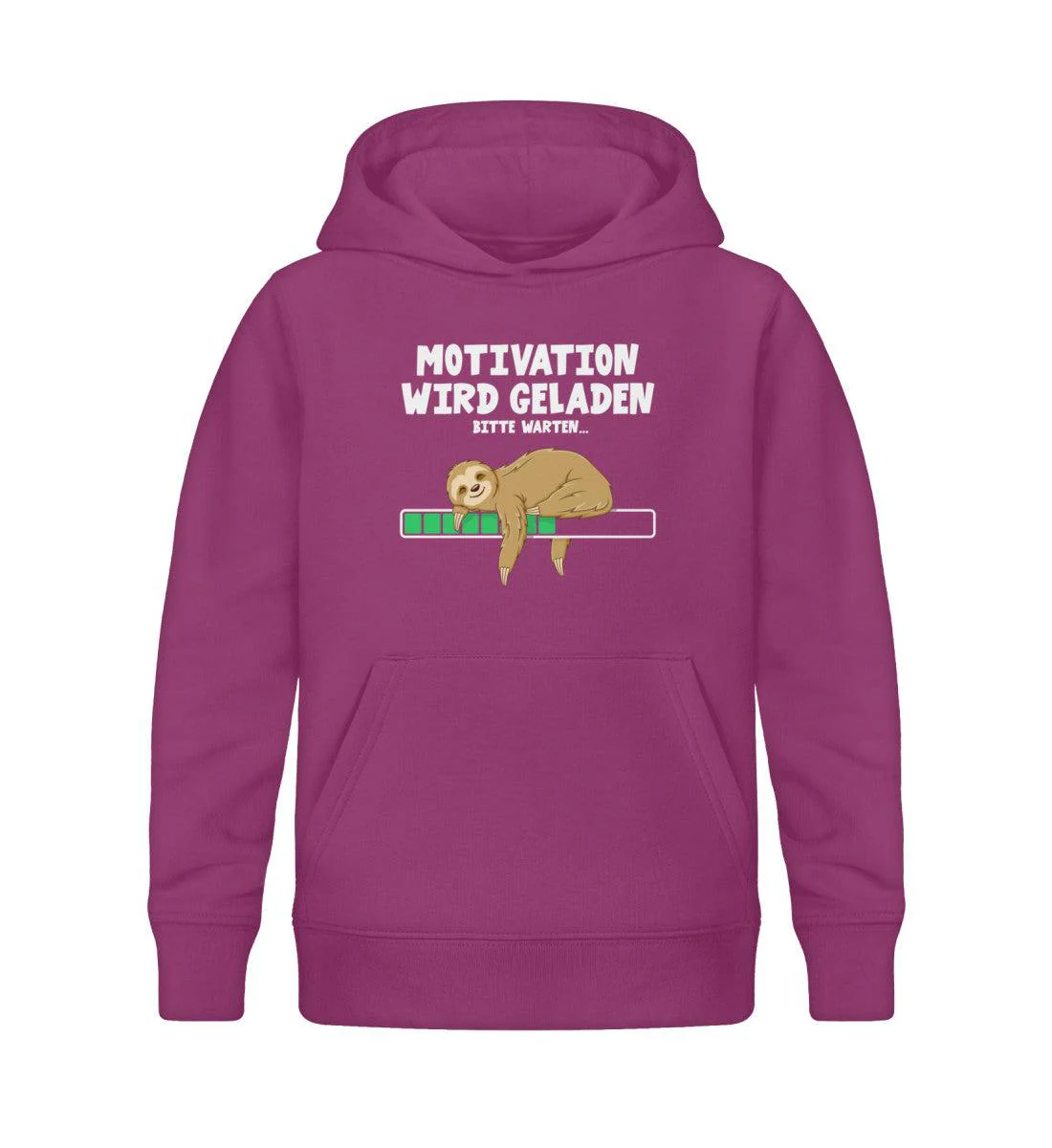 Faultier Motivation  · Kinder Premium Bio Hoodie - Image 5