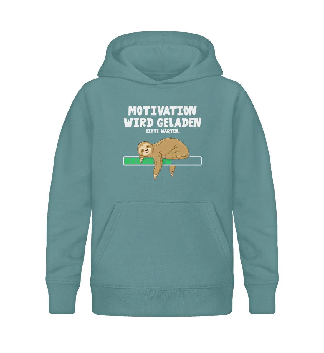 Faultier Motivation  · Kinder Premium Bio Hoodie - Image 6