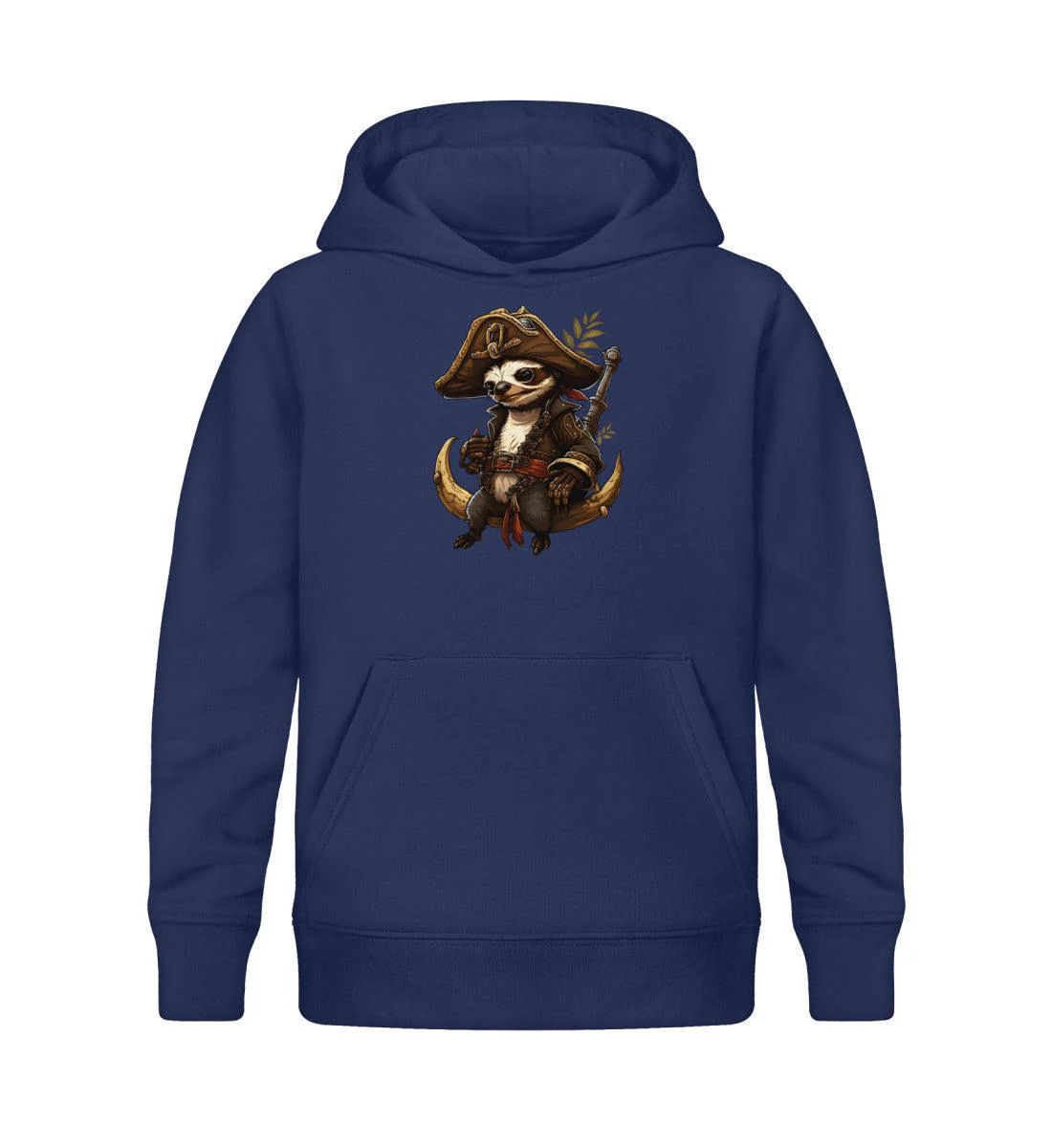 Faultier Pirat · Kinder Premium Bio Hoodie - Image 2