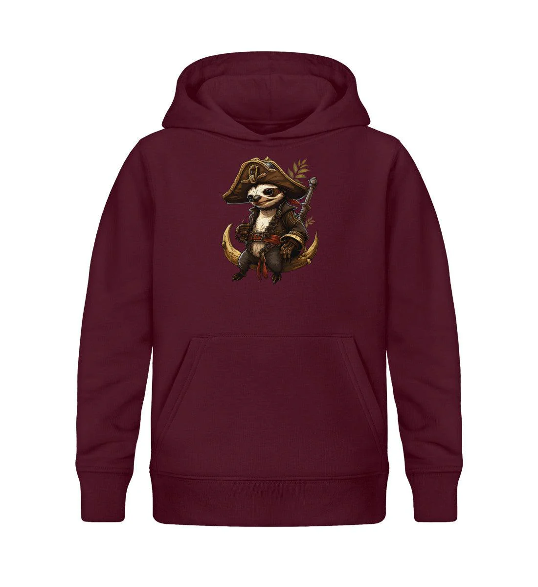 Faultier Pirat · Kinder Premium Bio Hoodie - Image 4