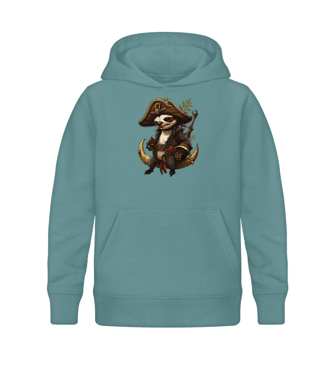 Faultier Pirat · Kinder Premium Bio Hoodie - Image 5