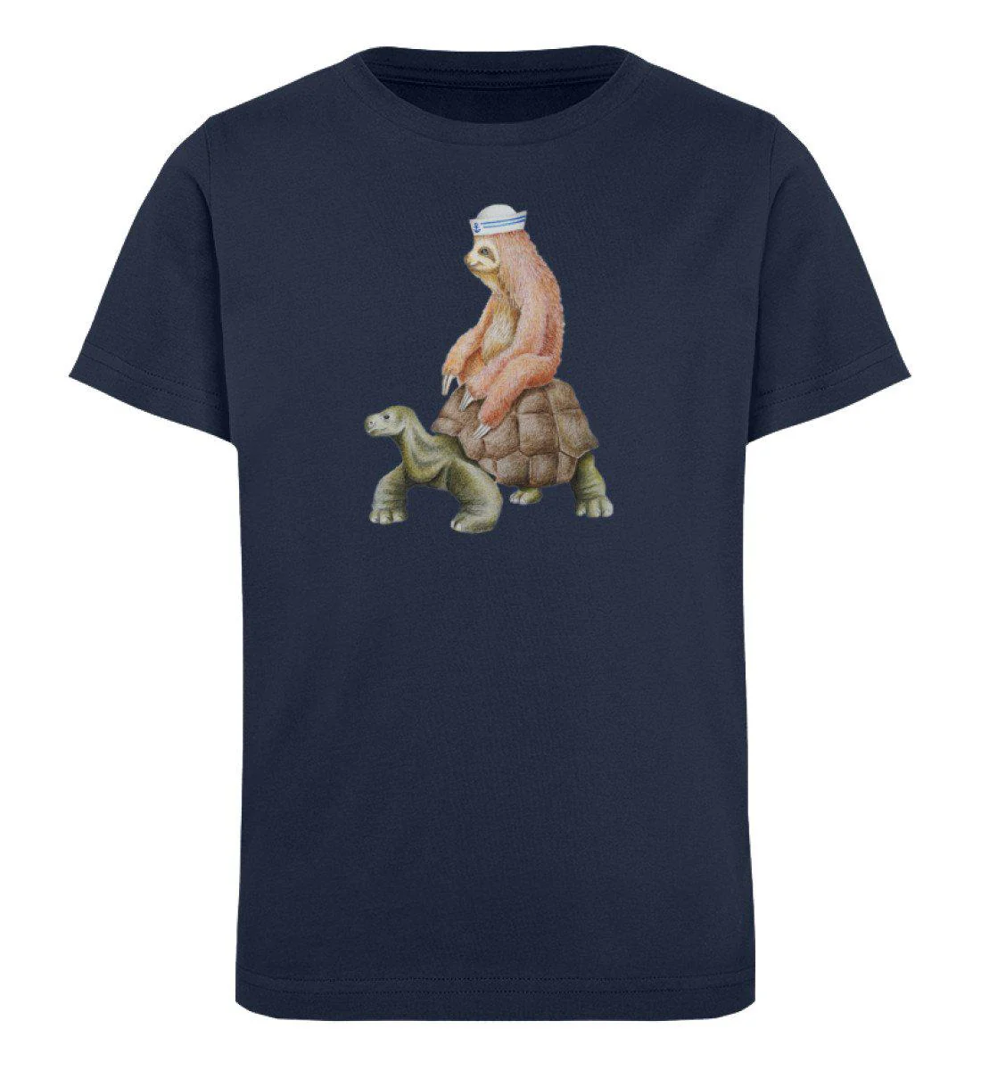 Faultier Schildkröte · Kinder Premium Bio T-Shirt - Image 3