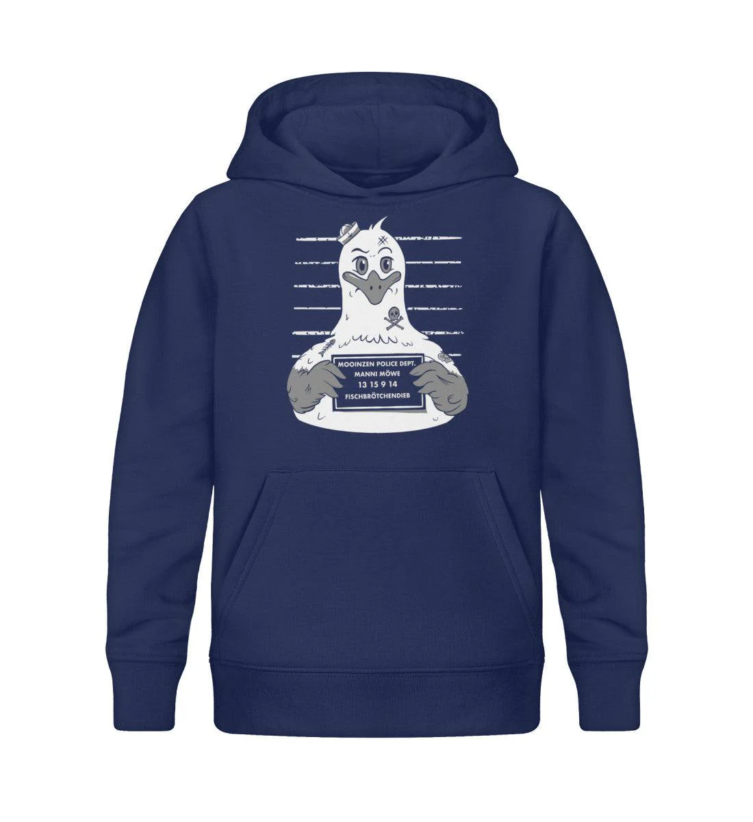 Fischbrötchendieb · Kinder Premium Bio Hoodie - Image 2