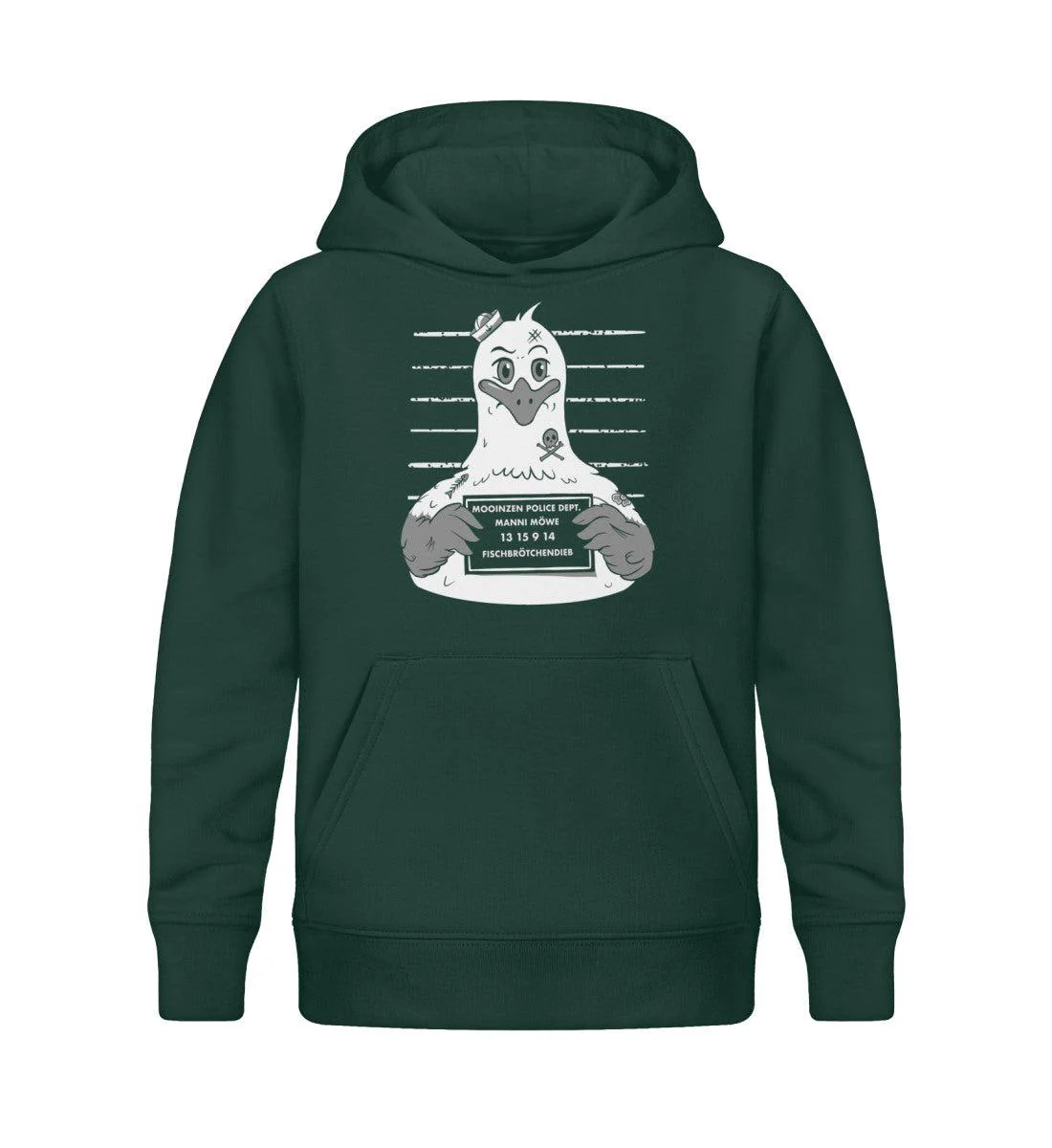 Fischbrötchendieb · Kinder Premium Bio Hoodie - Image 3