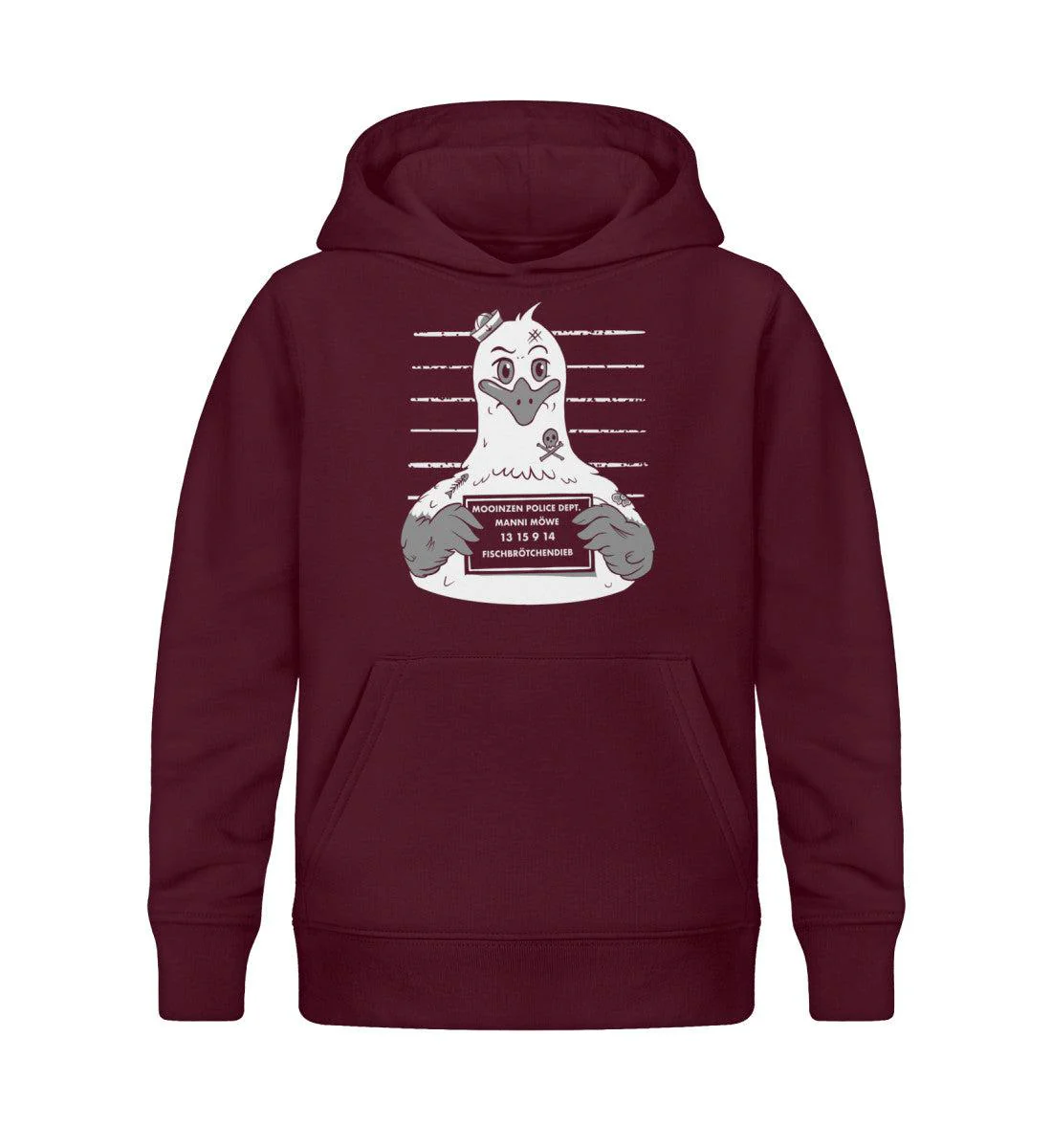Fischbrötchendieb · Kinder Premium Bio Hoodie - Image 4