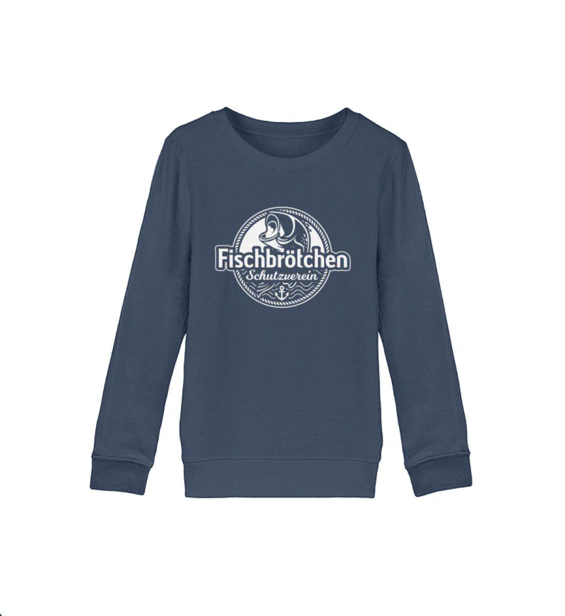 Fischbrötchen Schutzverein · Kinder Premium Bio Sweatshirt - Image 2