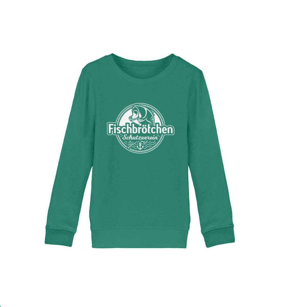 Fischbrötchen Schutzverein · Kinder Premium Bio Sweatshirt - Image 3