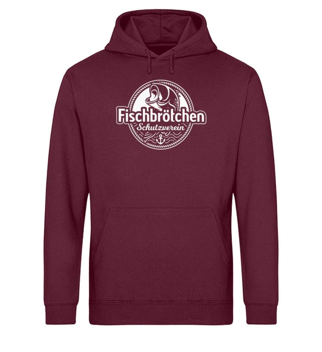 Fischbrötchen Schutzverein · Unisex Bio Hoodie - Image 2