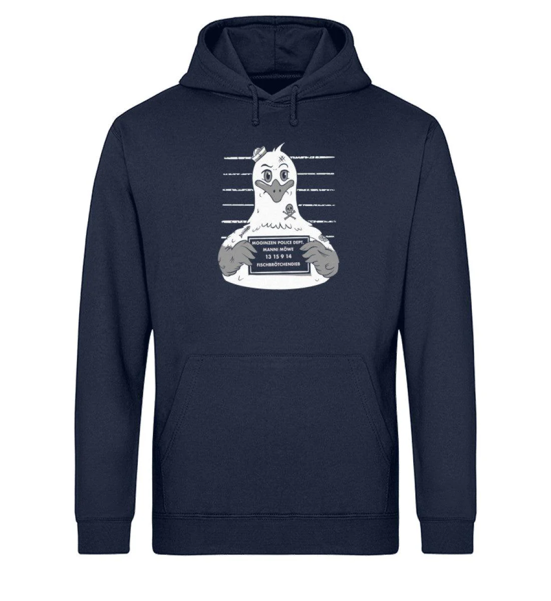 Fischbrötchendieb · Unisex Bio Hoodie - Image 3