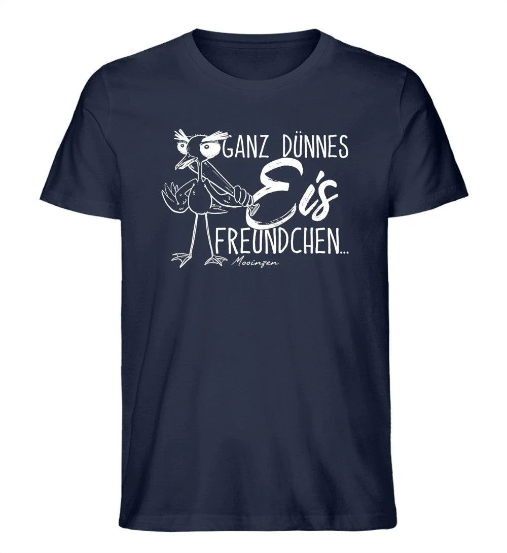 Ganz dünnes Eis Freundchen · Herren Premium Bio T-Shirt - Image 2