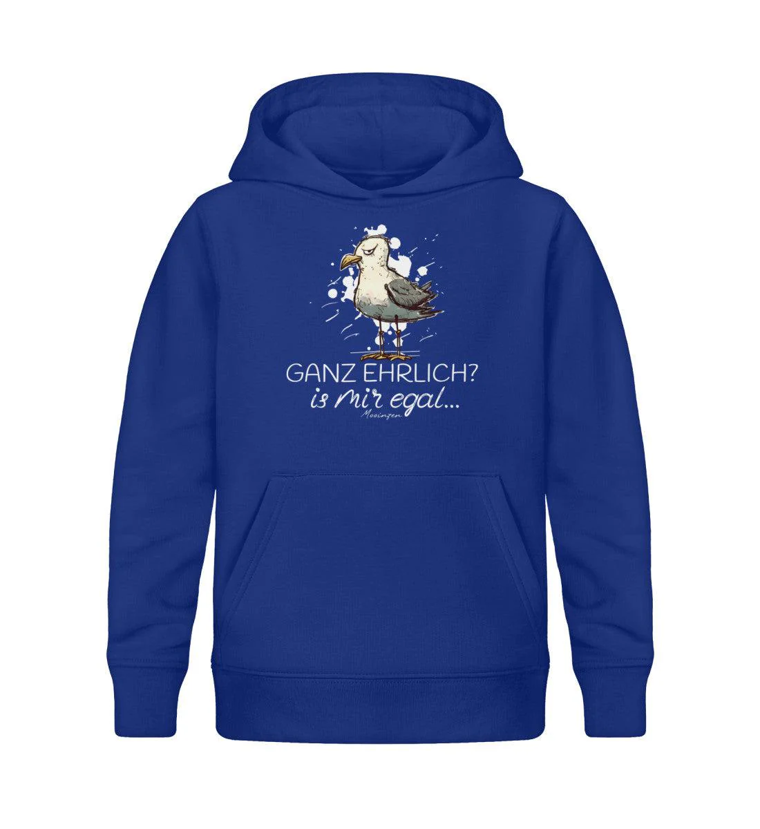 Ganz ehrlich? is mir egal... · Kinder Premium Bio Hoodie - Image 3