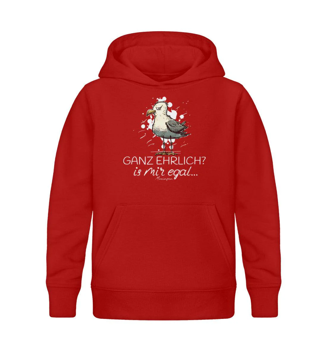Ganz ehrlich? is mir egal... · Kinder Premium Bio Hoodie - Image 6