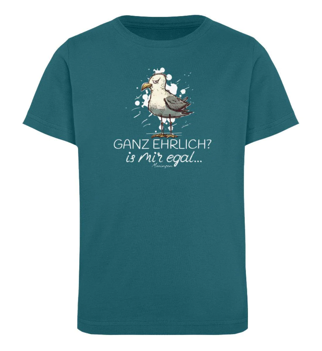 Ganz ehrlich? is mir egal... · Kinder Premium Bio T-Shirt - Image 3
