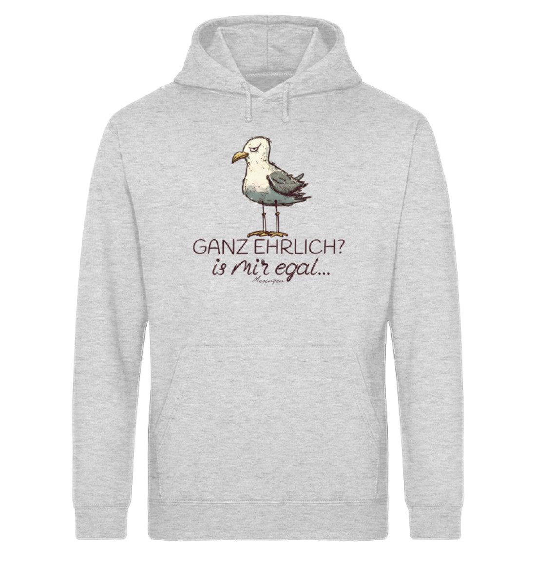 Ganz ehrlich? is mir egal... · Unisex Bio Hoodie - Image 2