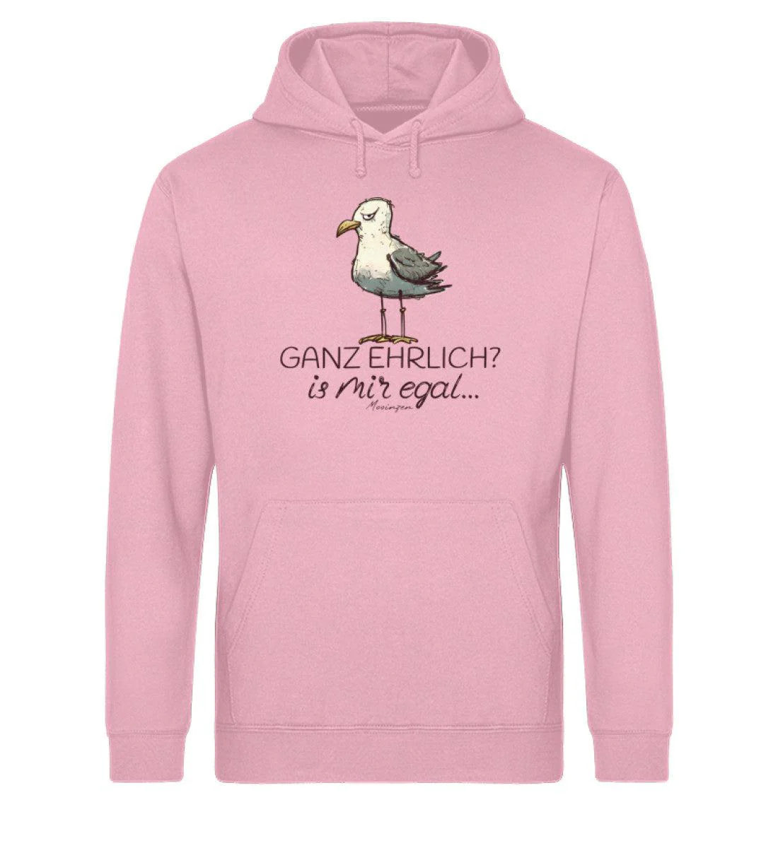 Ganz ehrlich? is mir egal... · Unisex Bio Hoodie - Image 4