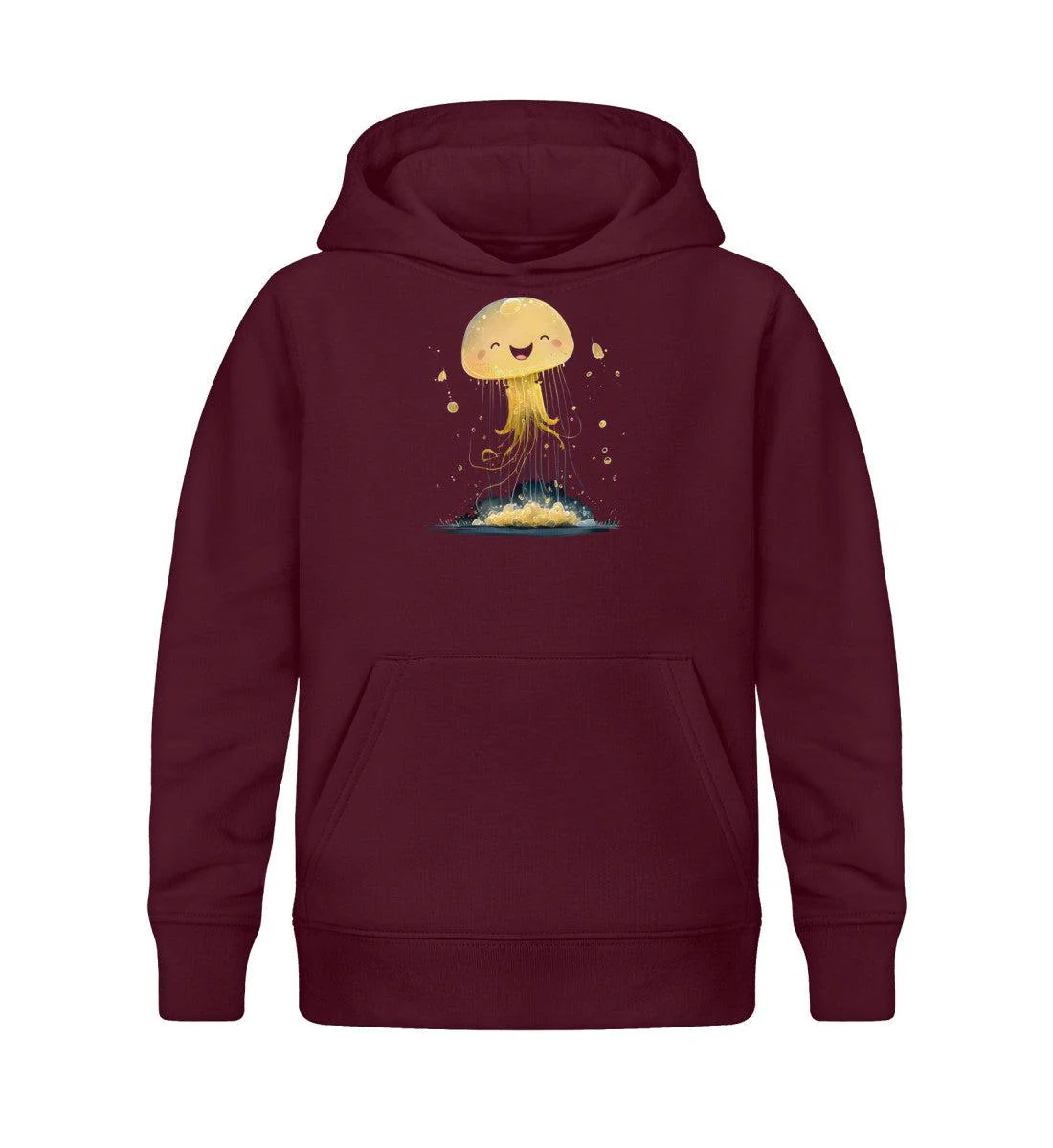 Glückliche Qualle · Kinder Premium Bio Hoodie - Image 4