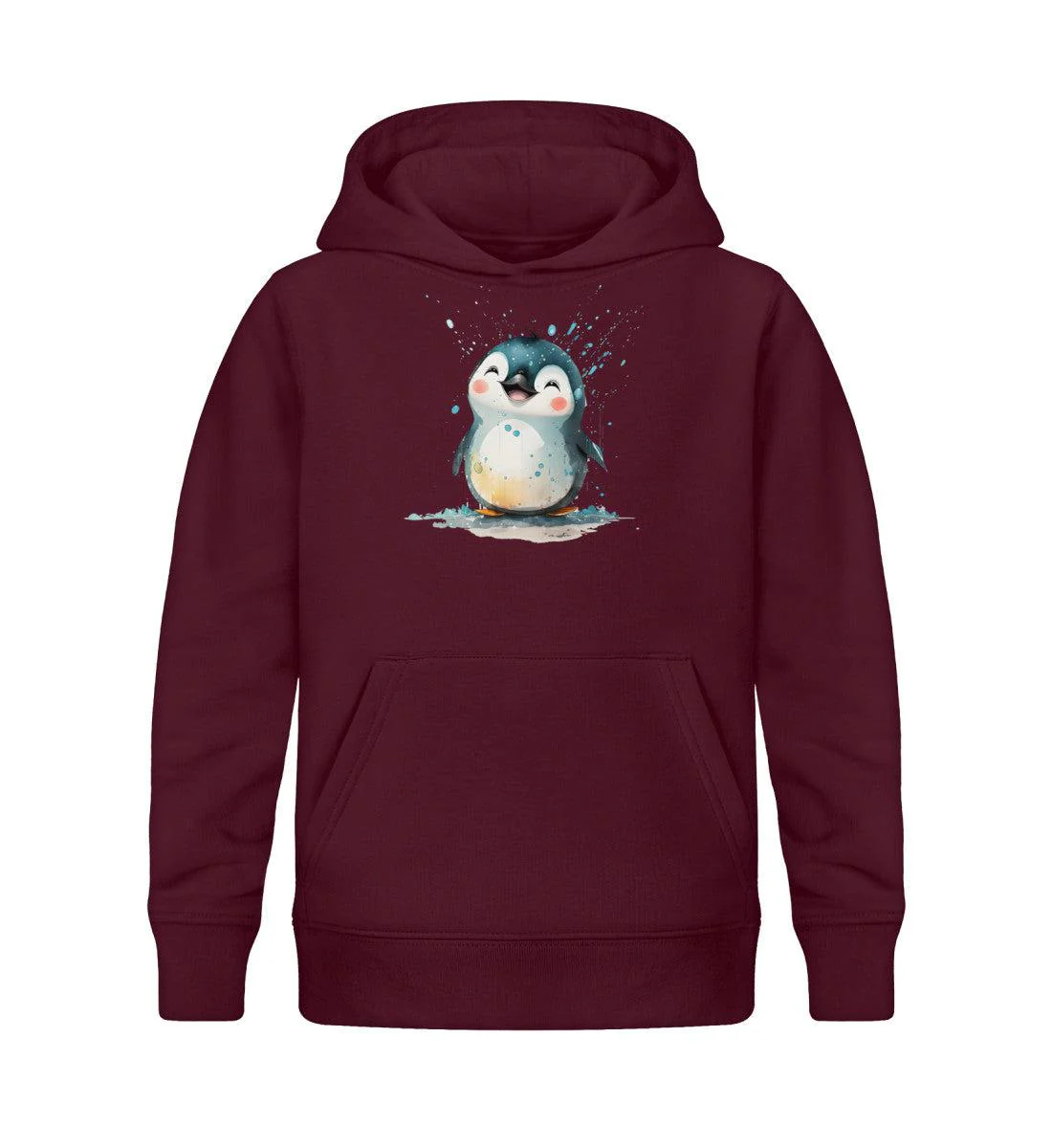Glücklicher Pinguin · Kinder Premium Bio Hoodie - Image 4