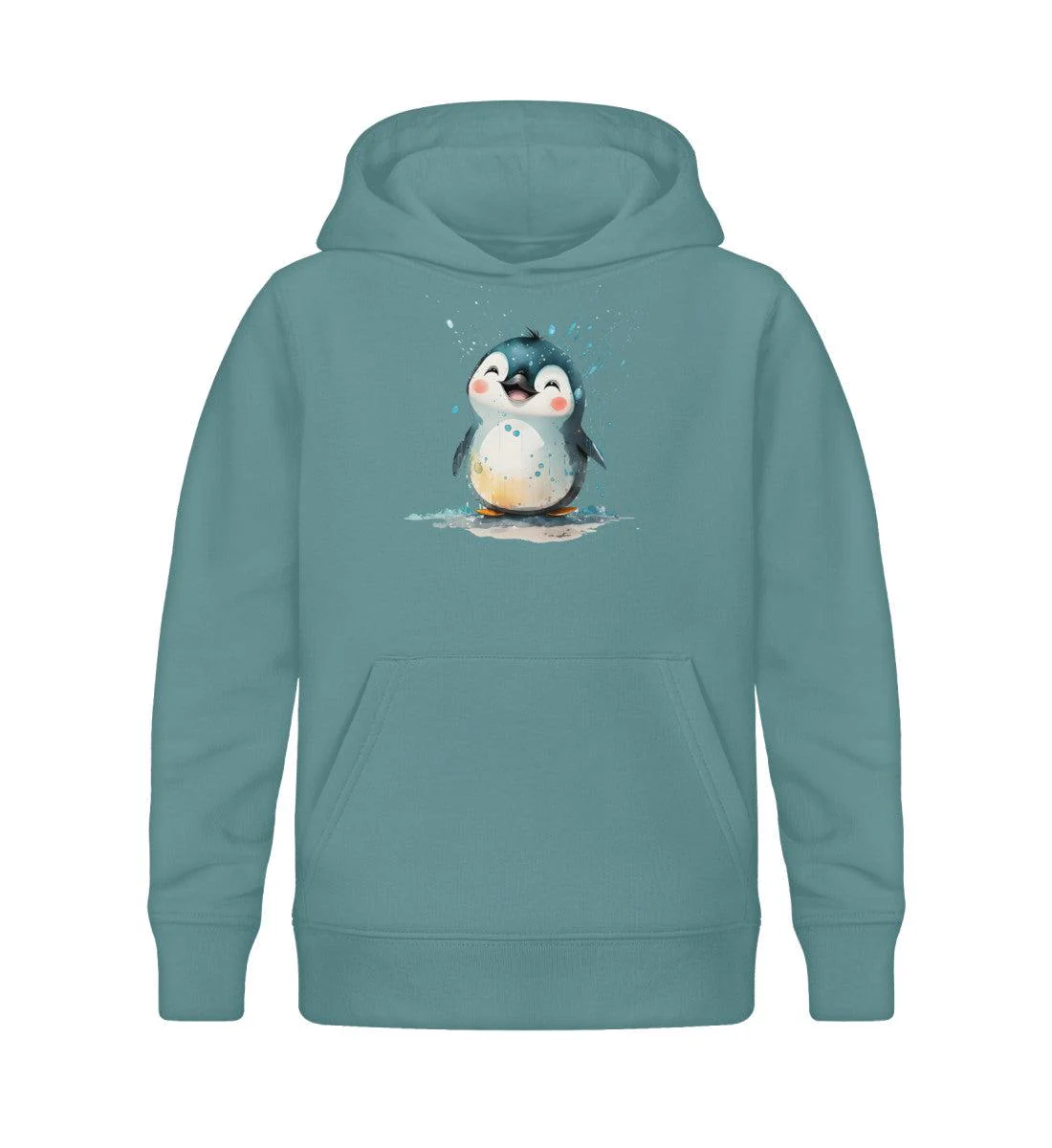 Glücklicher Pinguin · Kinder Premium Bio Hoodie - Image 5
