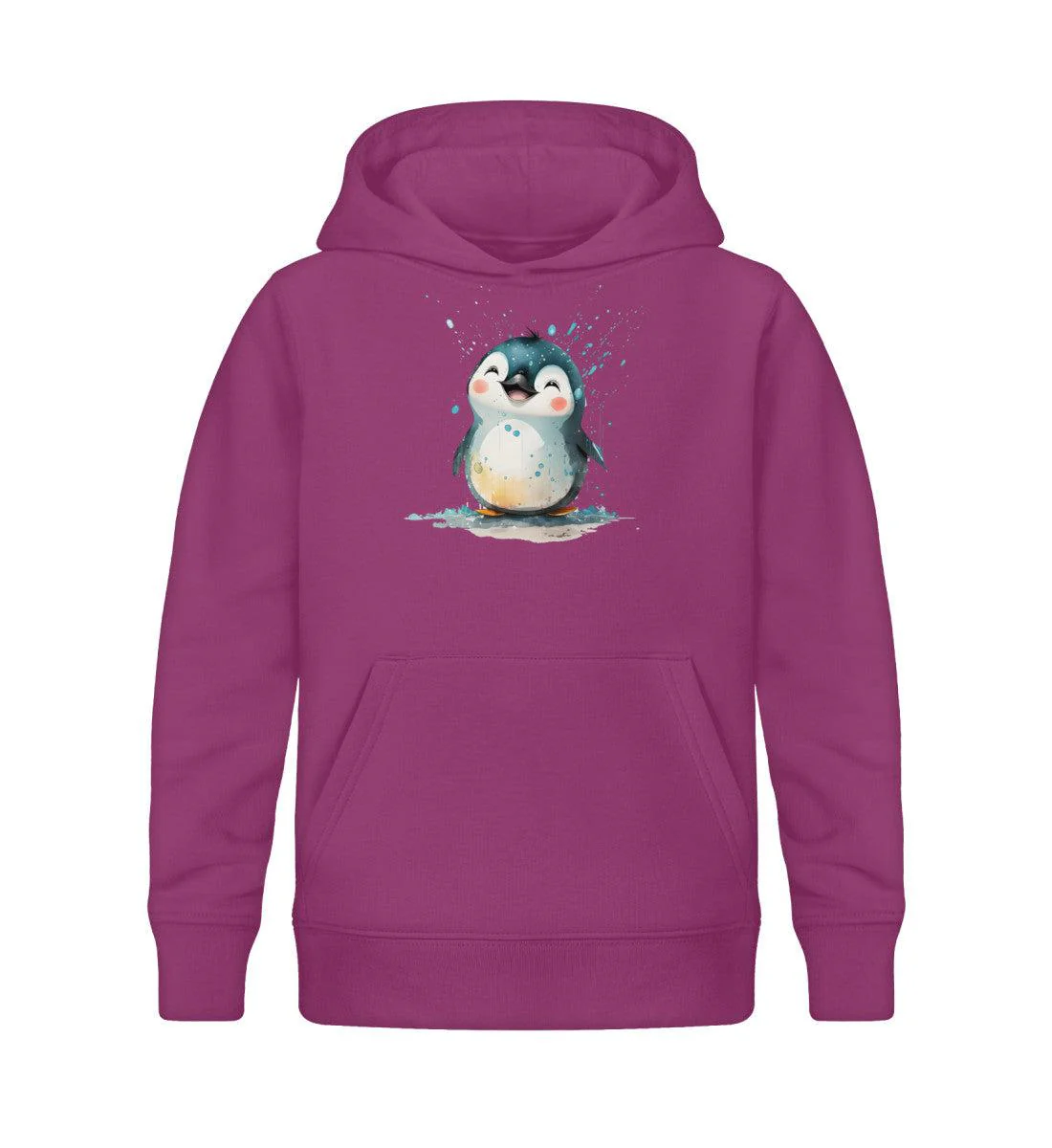 Glücklicher Pinguin · Kinder Premium Bio Hoodie - Image 6