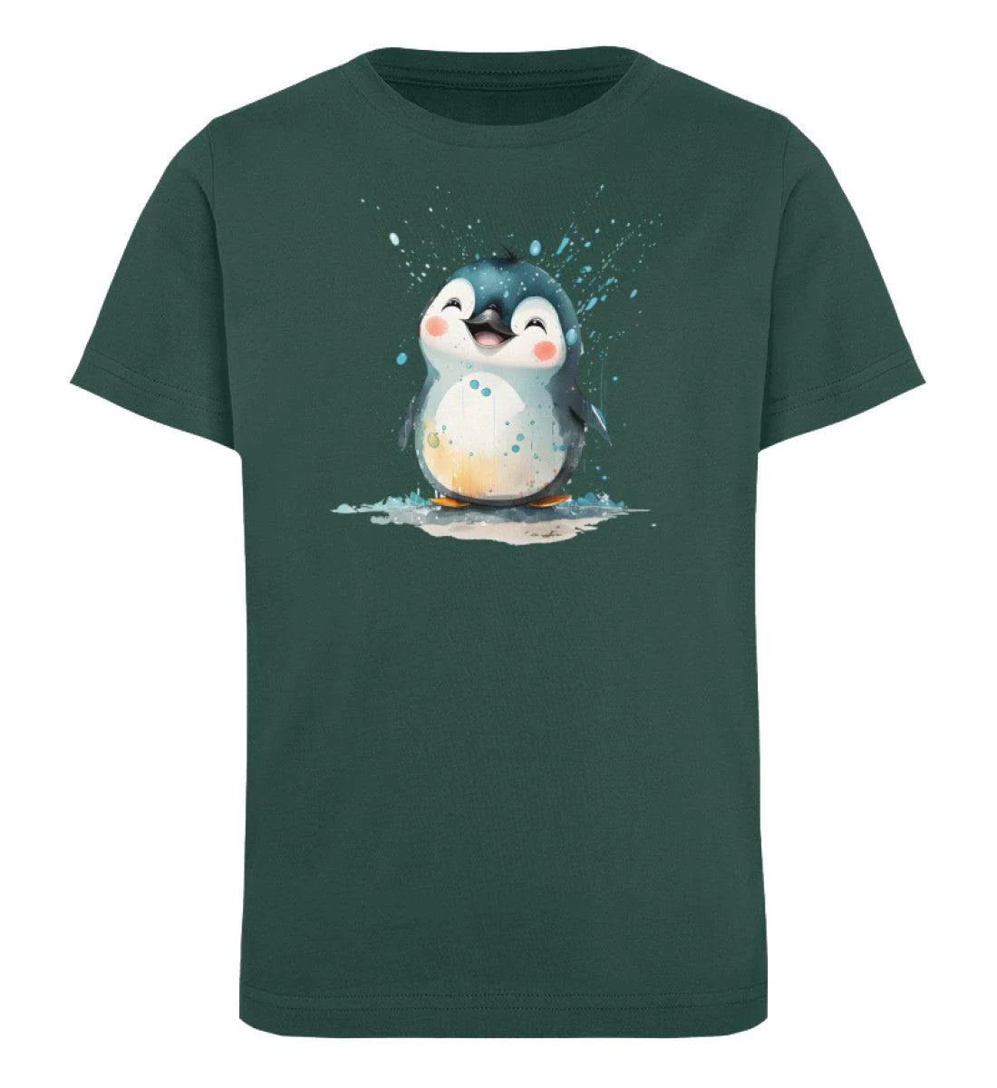 Glücklicher Pinguin  · Kinder Premium Bio T-Shirt - Image 4