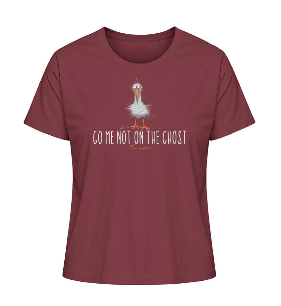 Go me not on the Ghost · Damen Premium Bio T-Shirt 2.0 - Image 4