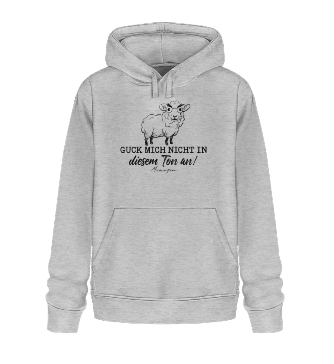 Guck mich nicht in diesem Ton an! · Unisex Bio Hoodie - Image 2