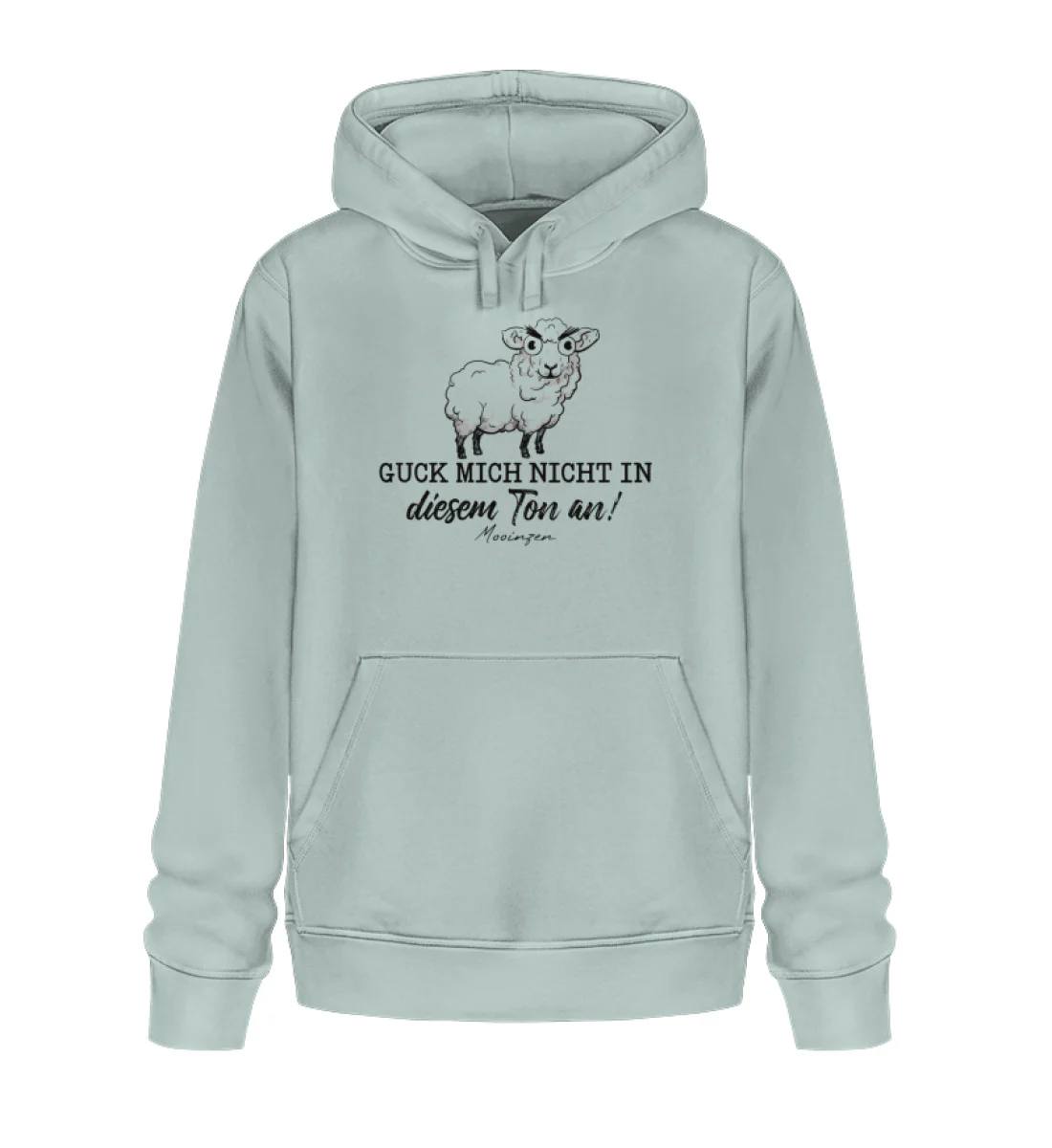 Guck mich nicht in diesem Ton an! · Unisex Bio Hoodie - Image 3