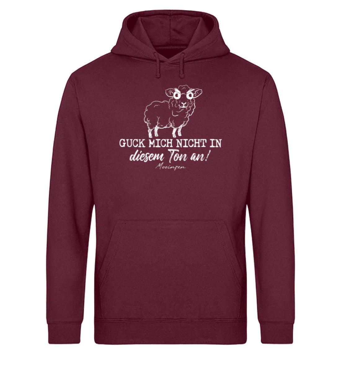 Guck mich nicht in diesem Ton an  · Unisex Bio Hoodie - Image 2