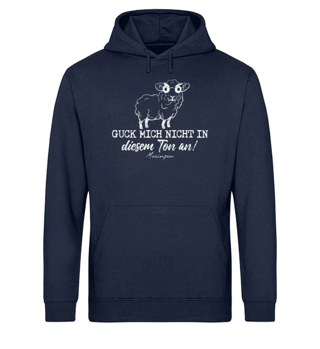 Guck mich nicht in diesem Ton an  · Unisex Bio Hoodie - Image 3