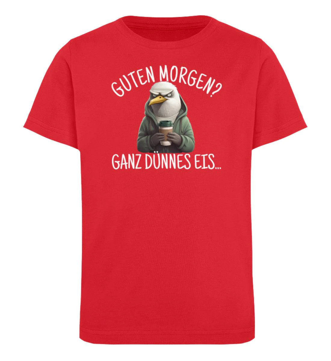Guten Morgen? ganz dünnes Eis..   · Kinder Premium Bio T-Shirt - Image 2