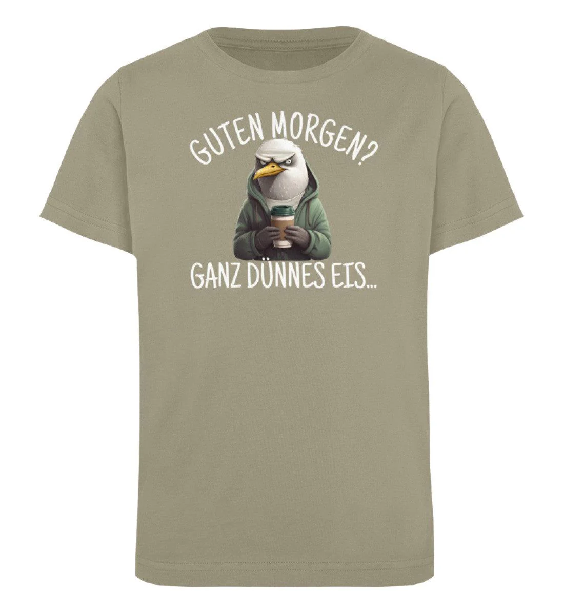 Guten Morgen? ganz dünnes Eis..   · Kinder Premium Bio T-Shirt - Image 3