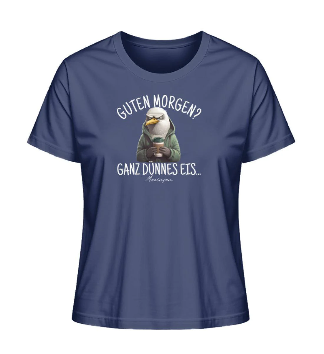 Guten Morgen? ganz dünnes Eis.. · Damen Premium Bio T-Shirt 2.0 - Image 3