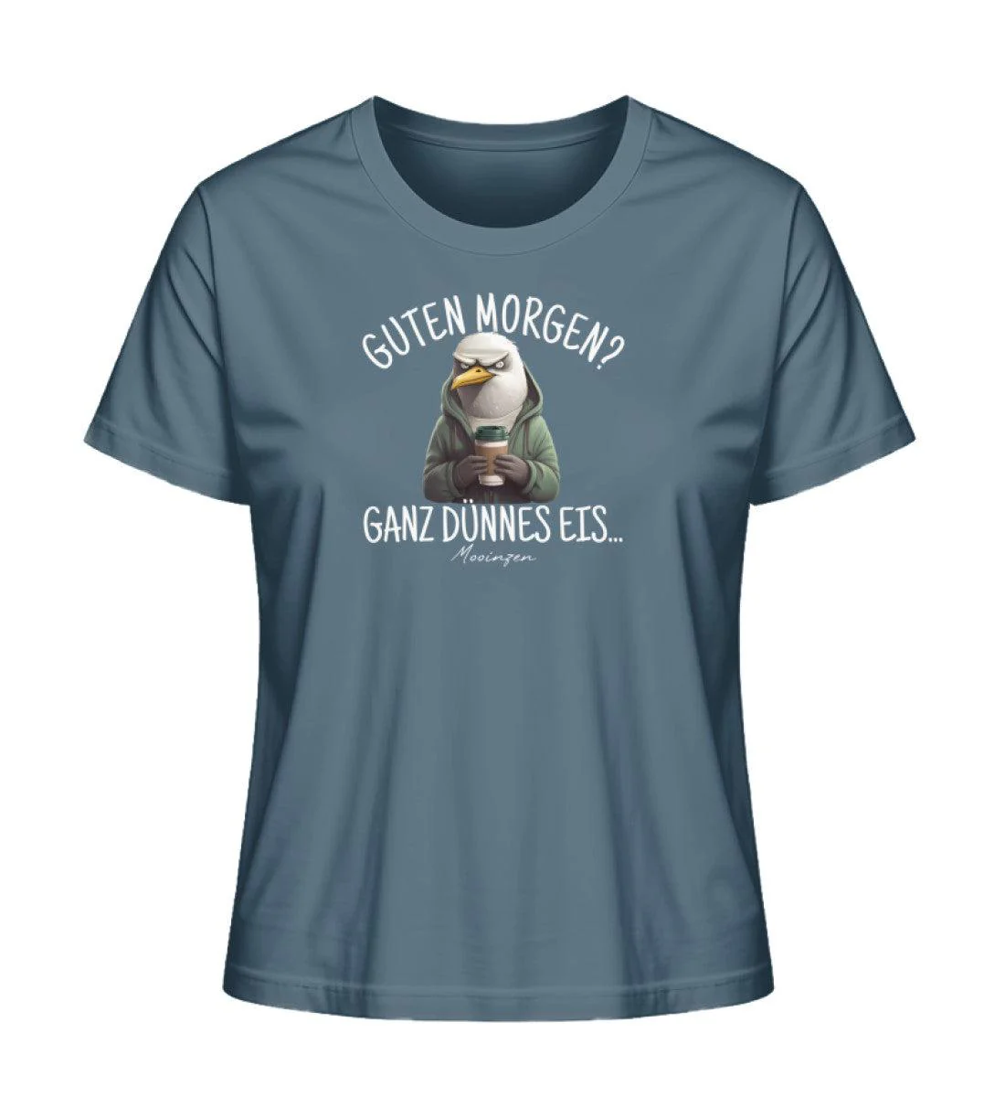 Guten Morgen? ganz dünnes Eis.. · Damen Premium Bio T-Shirt 2.0 - Image 4