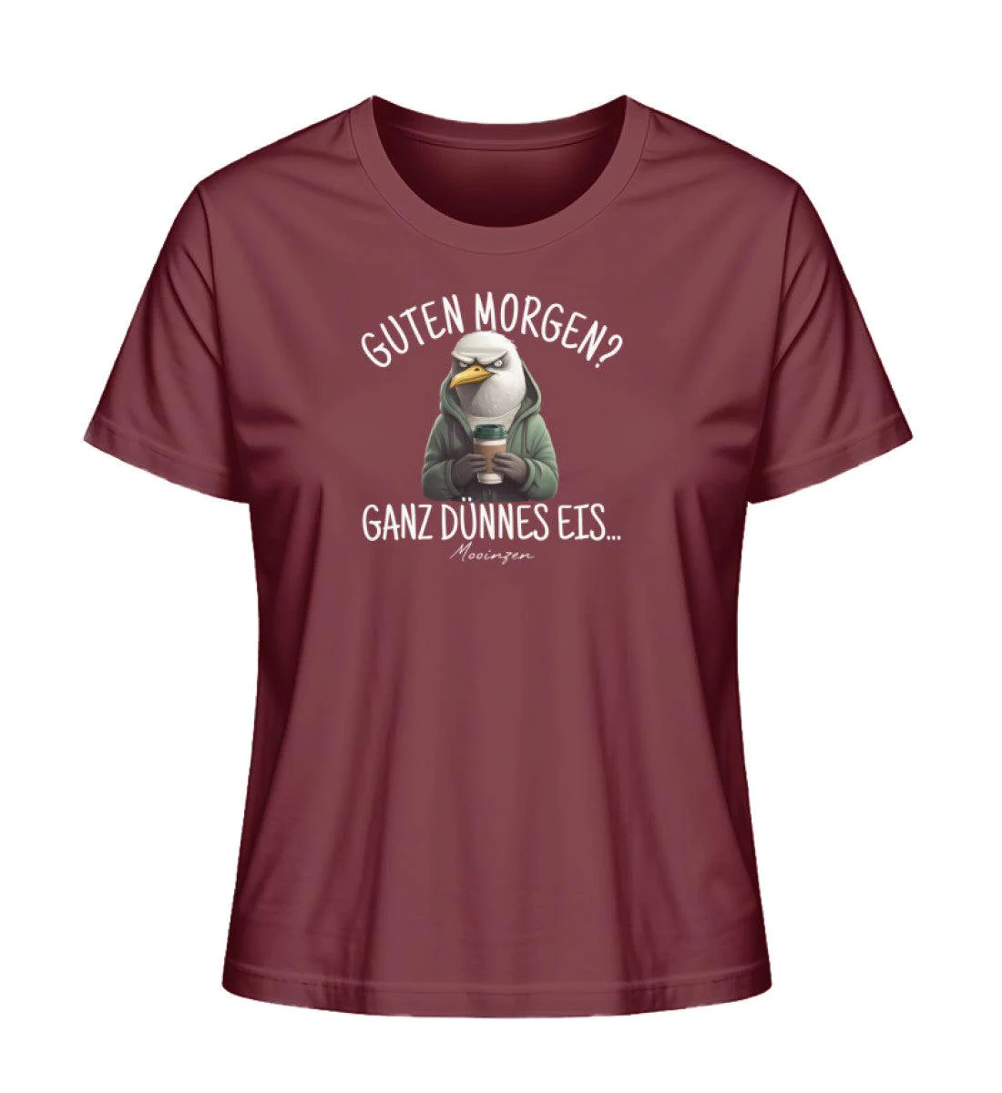 Guten Morgen? ganz dünnes Eis.. · Damen Premium Bio T-Shirt 2.0 - Image 5
