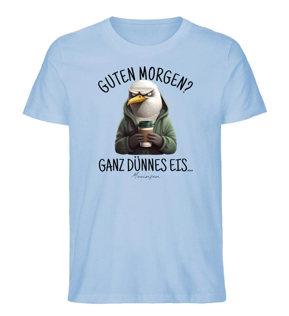 Guten Morgen? Ganz dünnes Eis... · Herren Premium Bio T-Shirt - Image 3