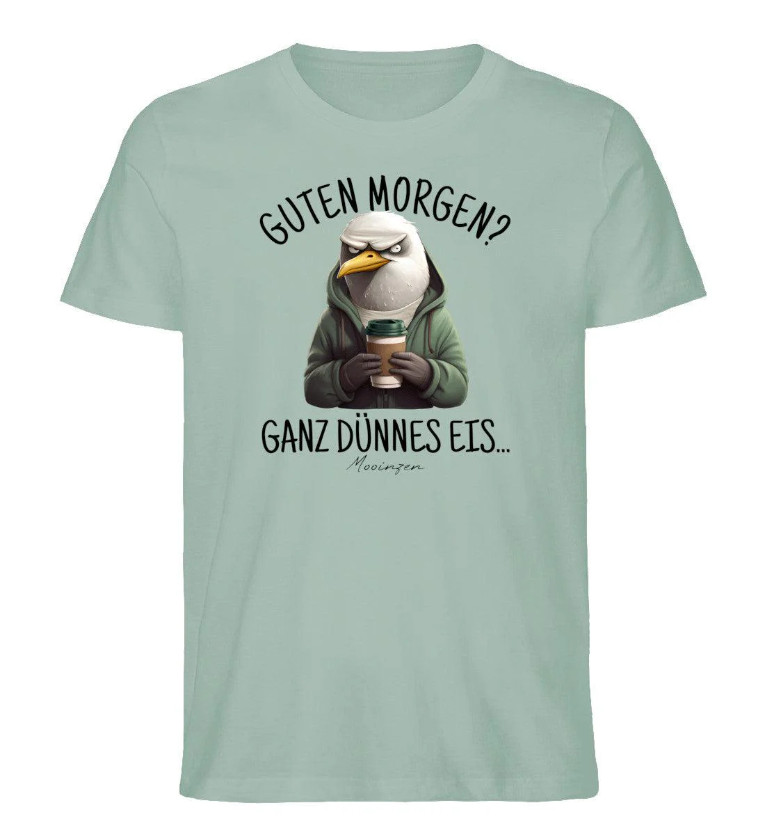 Guten Morgen? Ganz dünnes Eis... · Herren Premium Bio T-Shirt - Image 5