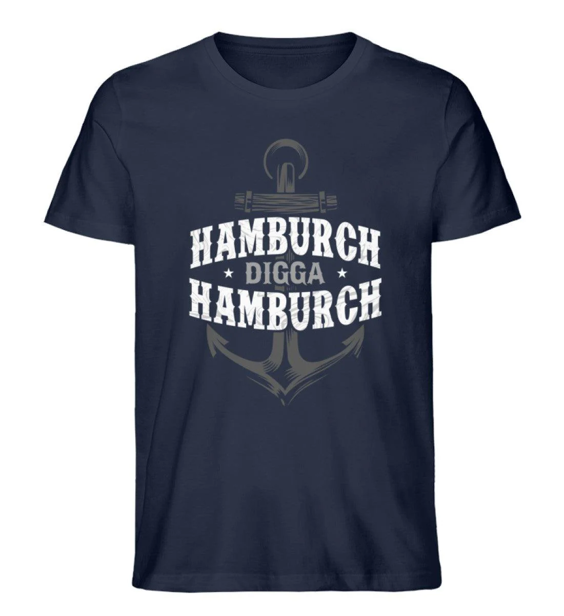 Hamburch Digga · Herren Premium Bio T-Shirt - Image 5