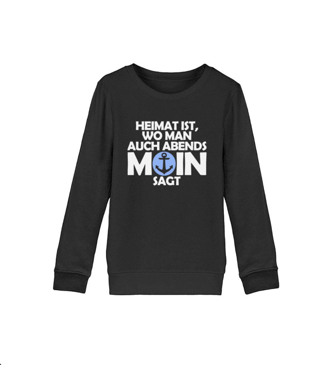 Heimat Abends Moin · Kinder Premium Bio Sweatshirt