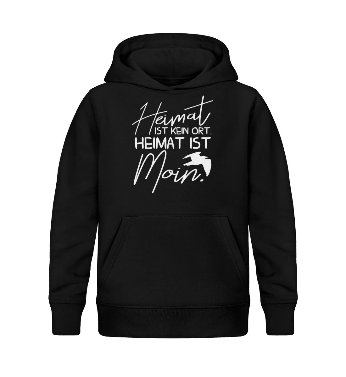 Heimat ist Moin · Kinder Premium Bio Hoodie