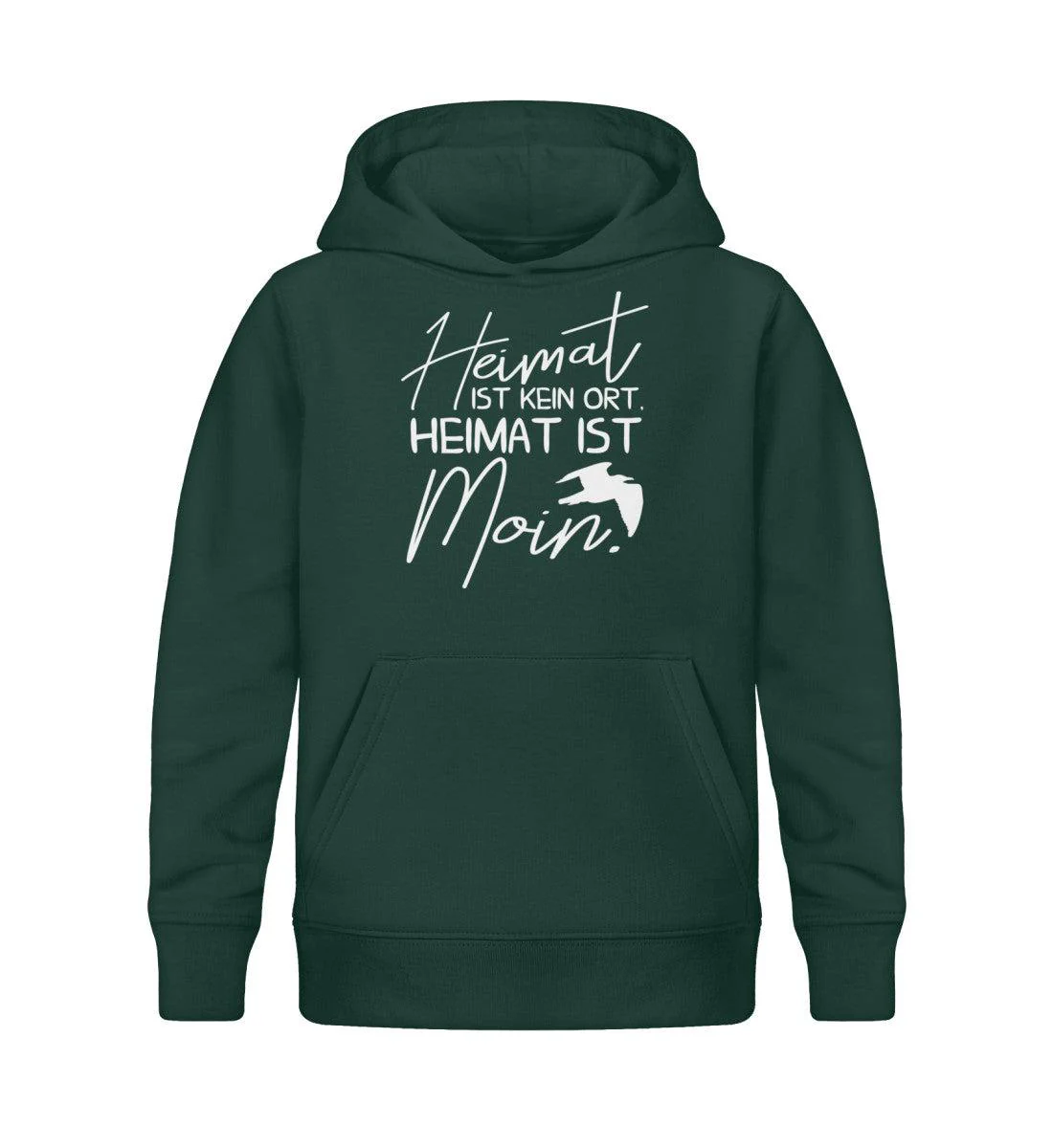 Heimat ist Moin · Kinder Premium Bio Hoodie - Image 3