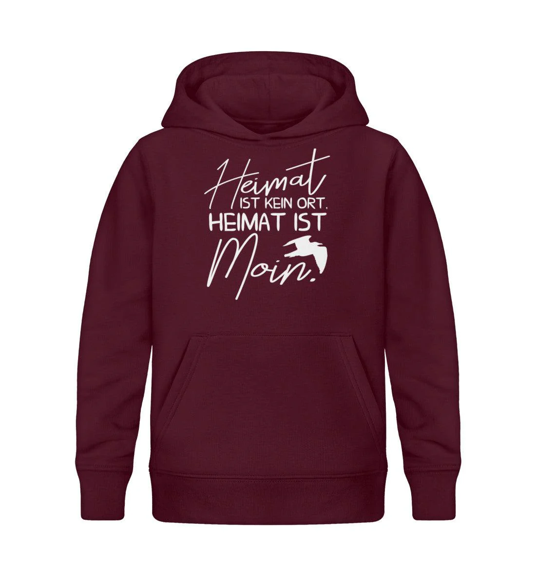 Heimat ist Moin · Kinder Premium Bio Hoodie - Image 4