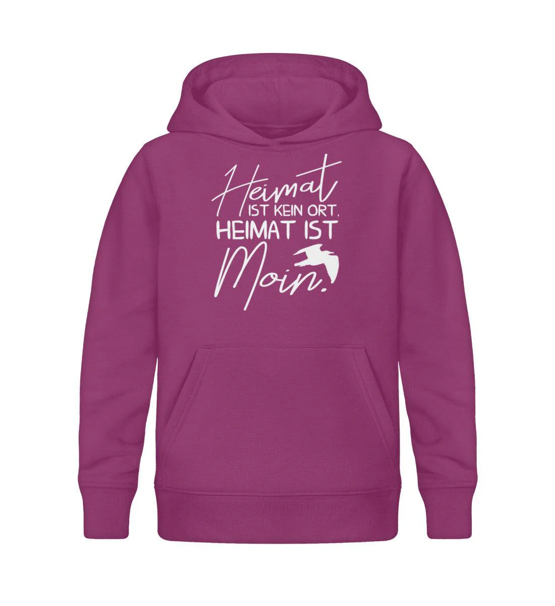 Heimat ist Moin · Kinder Premium Bio Hoodie - Image 5