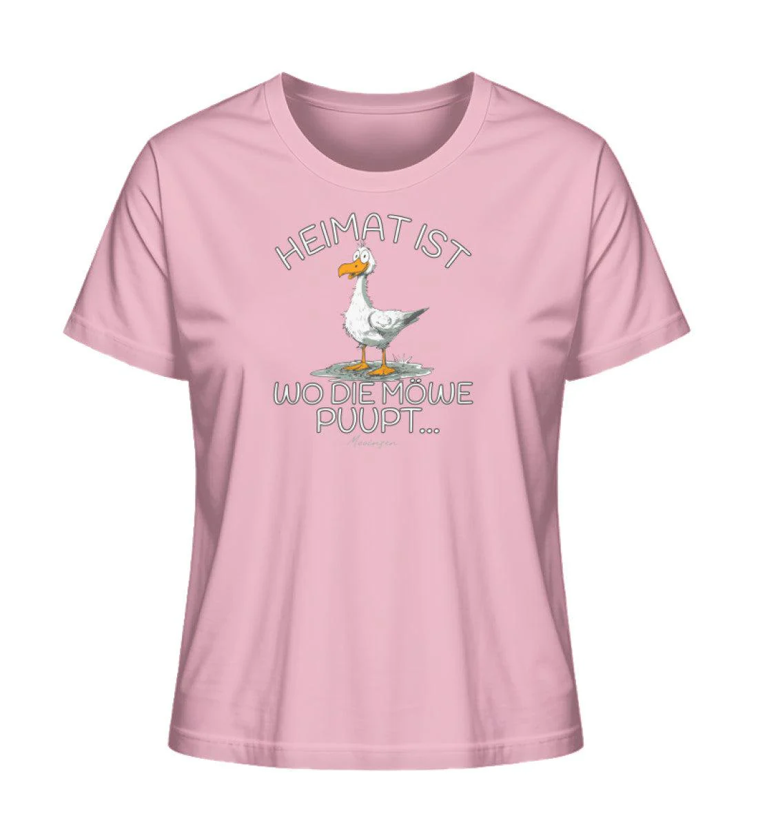 Heimat ist wo die Möwe Pupt · Damen Premium Bio T-Shirt 2.0 - Image 5